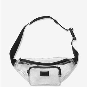 CLEAR IRIDESCENT BELT BAG